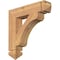Ekena Millwork Legacy Arts & Crafts Smooth Bracket, Western Red Cedar, 3 1/2"W x 18"D x 18"H BKT04X18X18LEC03SWR - alternate 1
